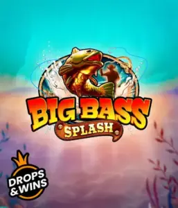 Get hooked on the thrilling world of the Big Bass Splash game by Pragmatic Play, showcasing a lively fish jumping out of water. This image captures the spirit of fishing with striking text and exciting visuals. Great for those who love fishing-themed games, promising a thrilling gaming experience. 